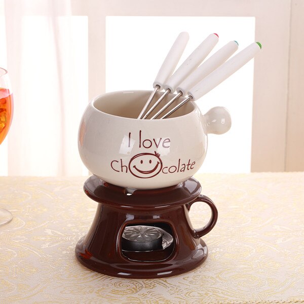 Joejis Fondue Chocolat Bougie avec poelon Bougie et fourchettes Mini Fondue  Chocolat Bougie chauffé pa Une Bougie à réchaud : : Cuisine et  maison