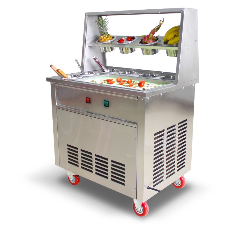 Machine pour Ice cream Roll avec plancha glacée