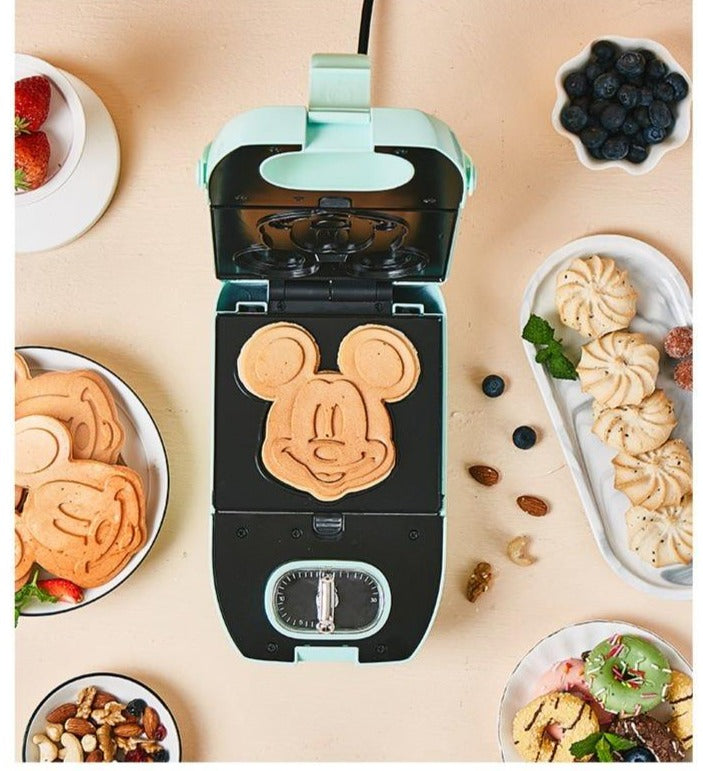 Disney Mickey Mouse PanCake gaufrier argent antiadhésif avec boîte