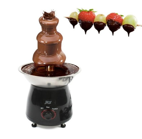 Mini fontaine à chocolat 3 niveaux EU Plug Electric Hotpot Fontaine à  chocolat